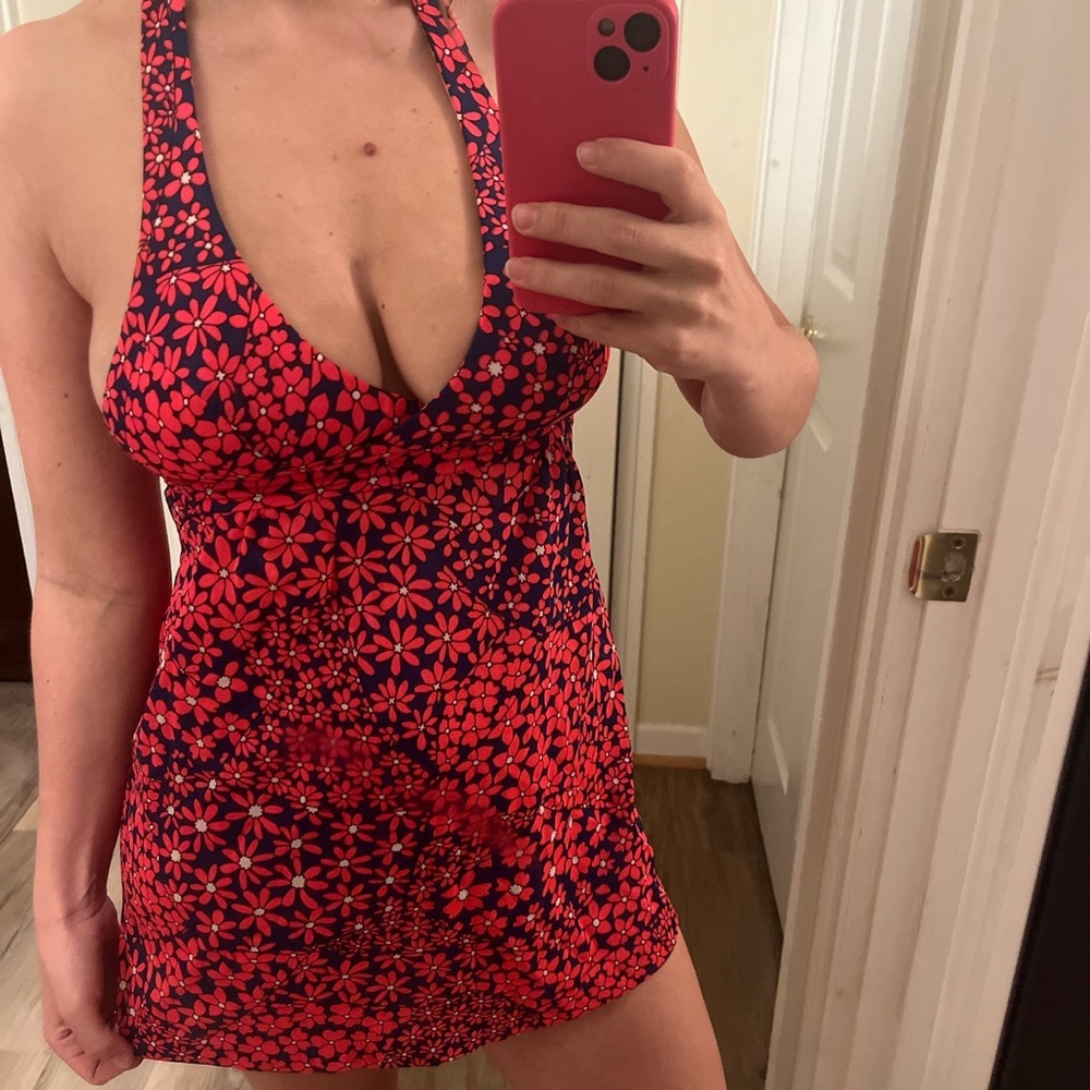 Vintage 60s Swim Dress
